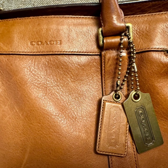 COACH MBK Weekend Tote, Lighter Brown Leather (Authentic Pre-Owned) - Picture 2 of 12